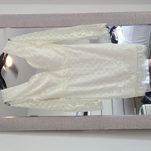 Lace white dress
